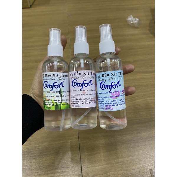 XỊT THƠM XẢ VẢI KHÔ Comfort 100ml bao thơm
