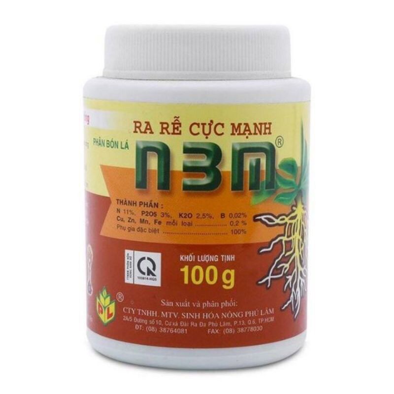 Chế phẩm kích thích ra rễ cho cây cực mạnh N3M, lọ 100gam