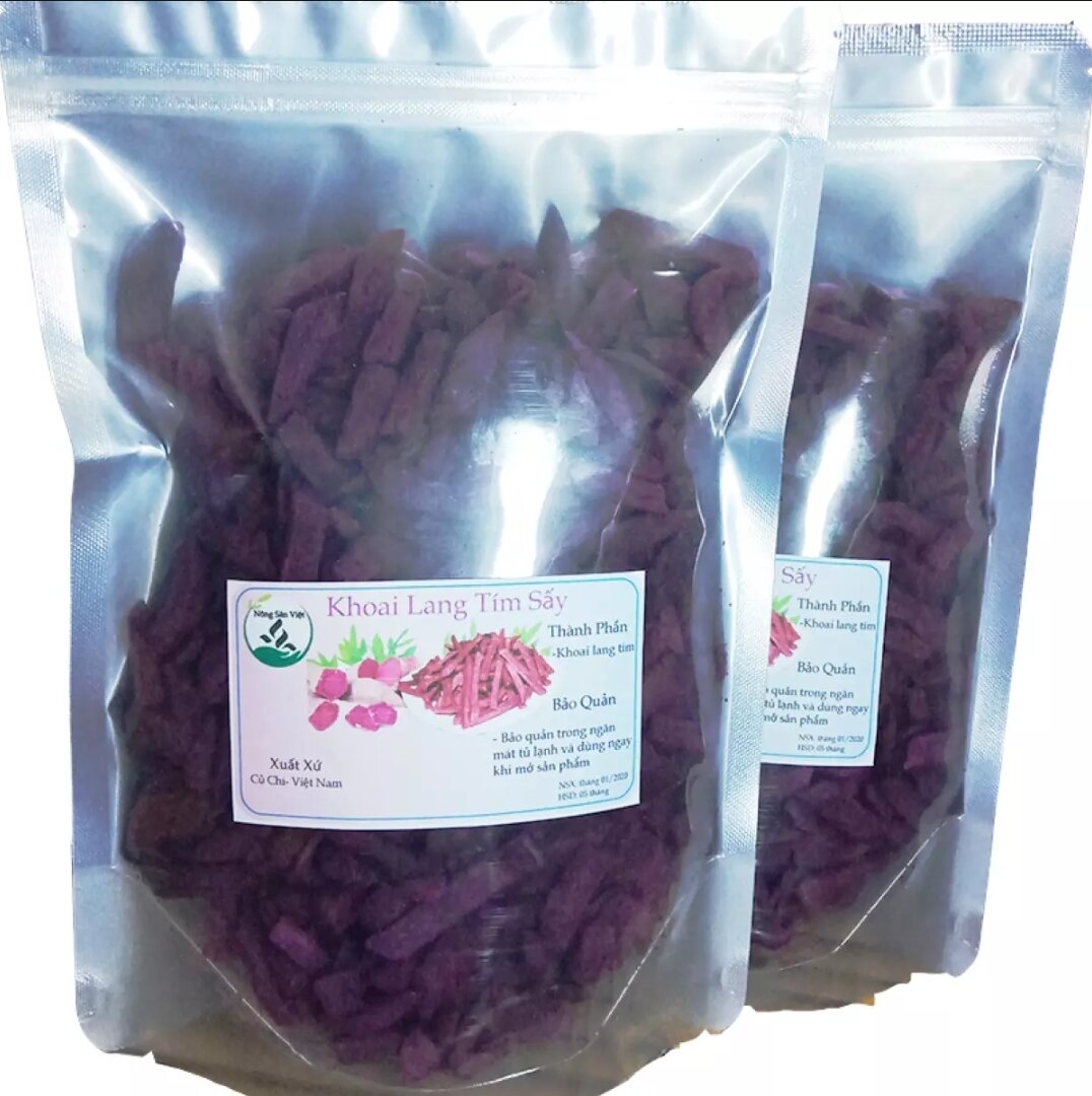 500g Khoai tím sấy