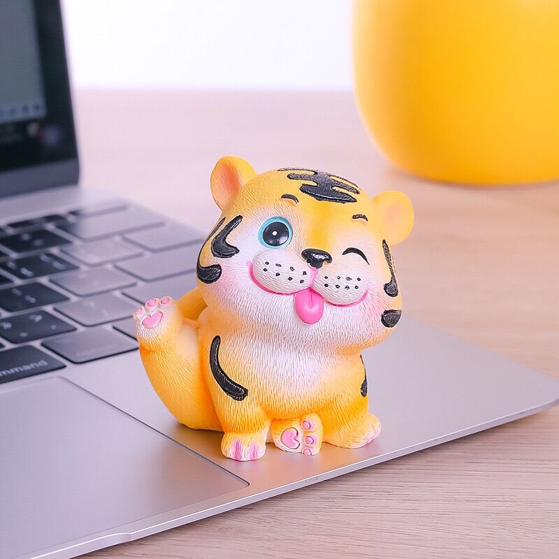 Bộ 4 chú hổ con mini trang trí