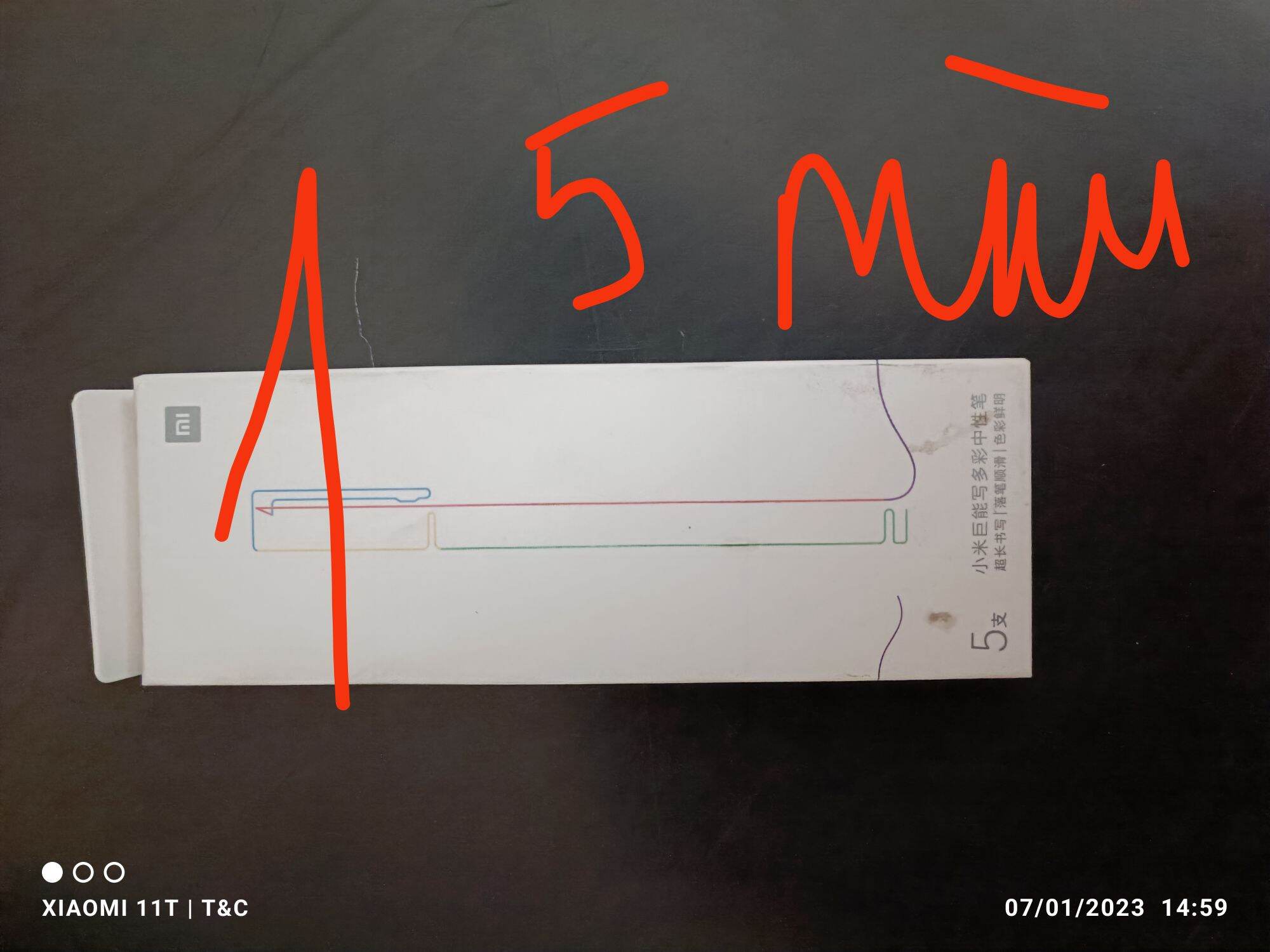 Bút gel xiaomi 0.5mm nhiều màu