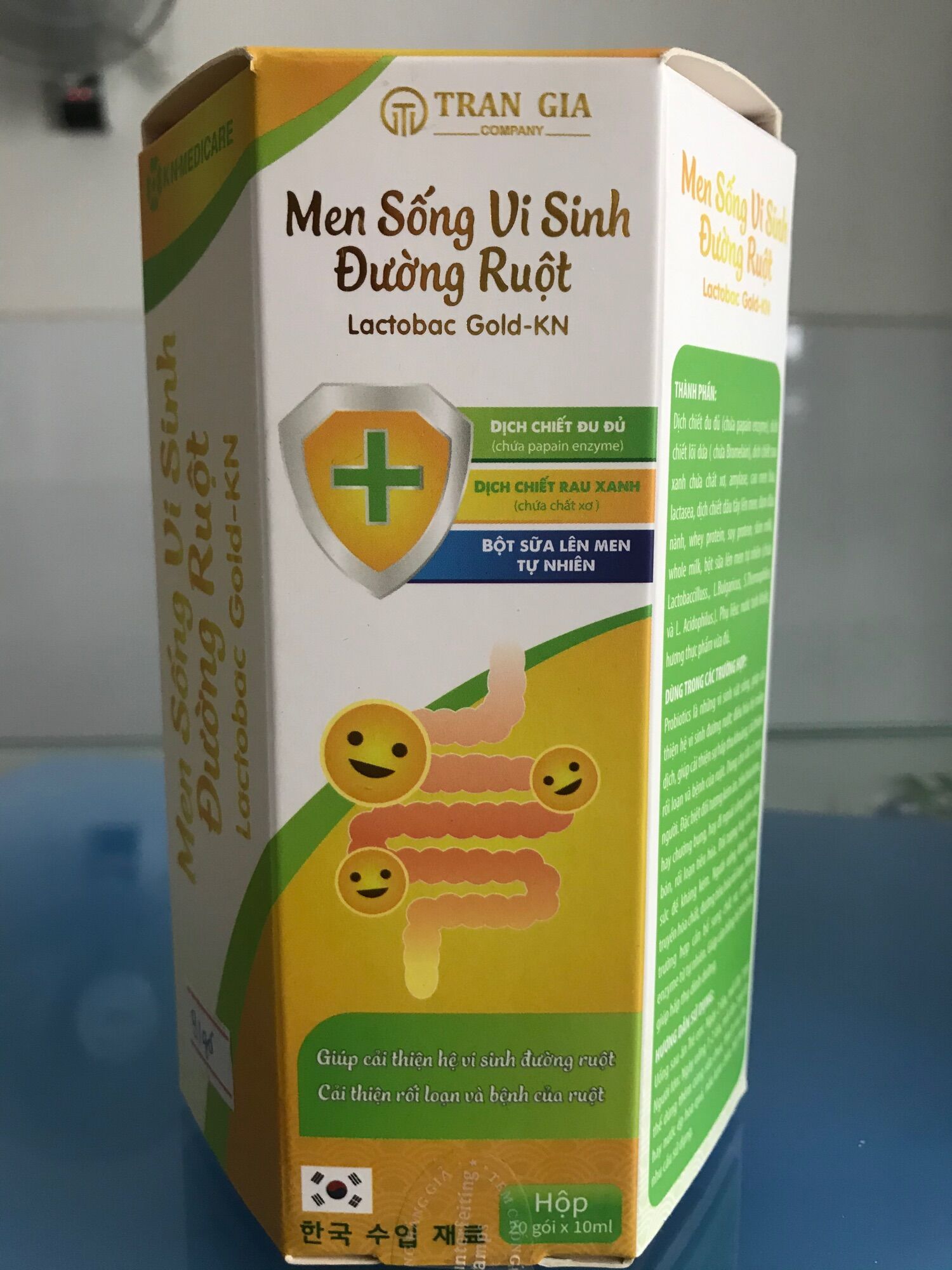 Mua 2 tặng 1- men sống vi sinh đường ruột hộp 20 gói