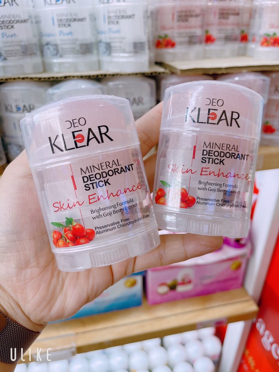 LĂN NÁCH ĐÁ KHOÁNG DEO KLEAR THÁI LAN