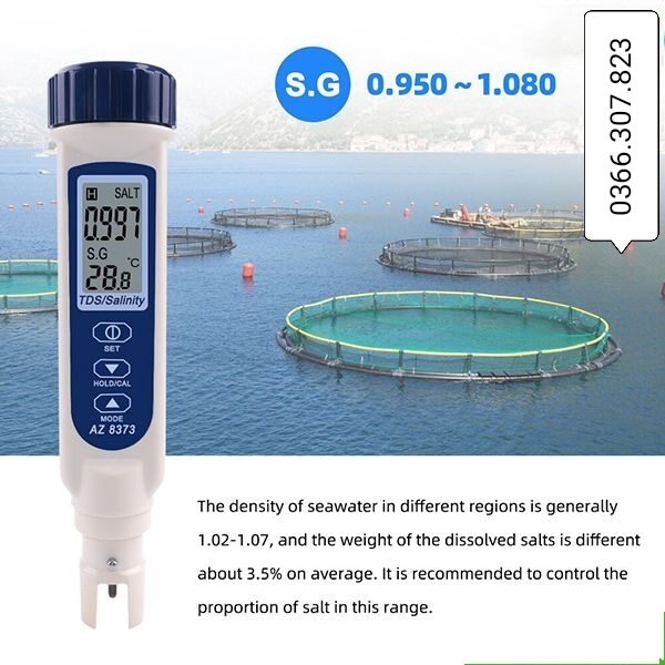 Thiết bị đo độ mặn của nước AZ-8373