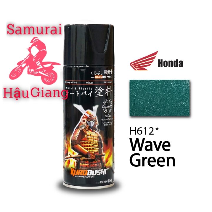 Sơn Samurai H612* màu xanh nhớt WAVE