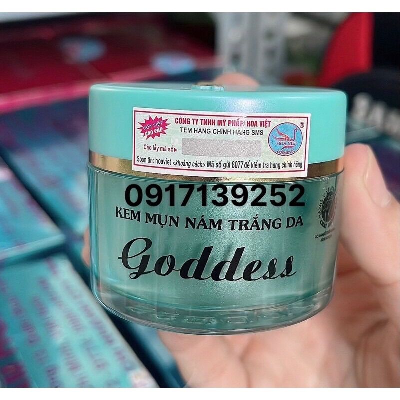 Kem goddess mụn nám trắng da hoa việt