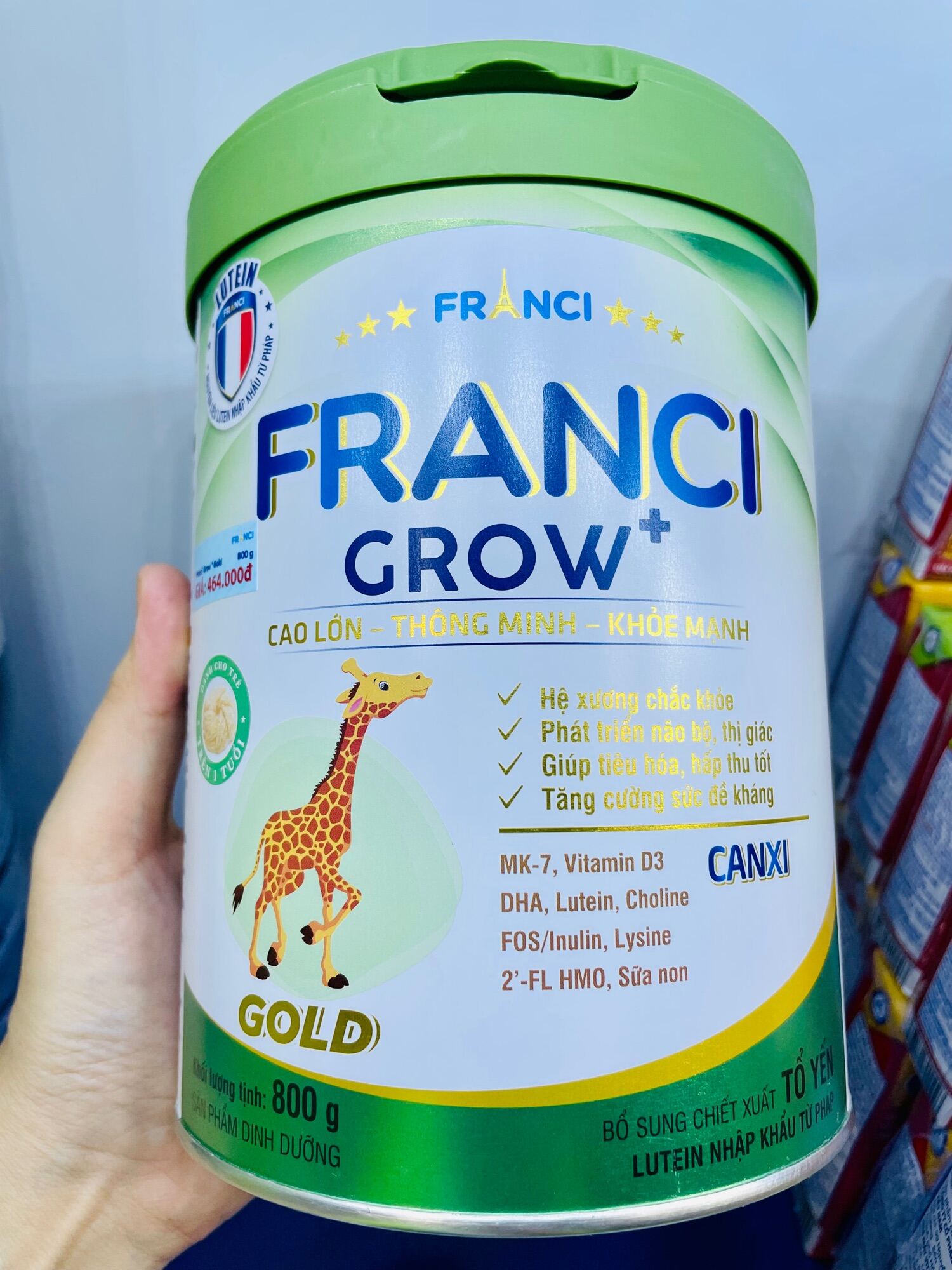 Sữa Franci Grow -Chiều Cao Não Bộ 800g