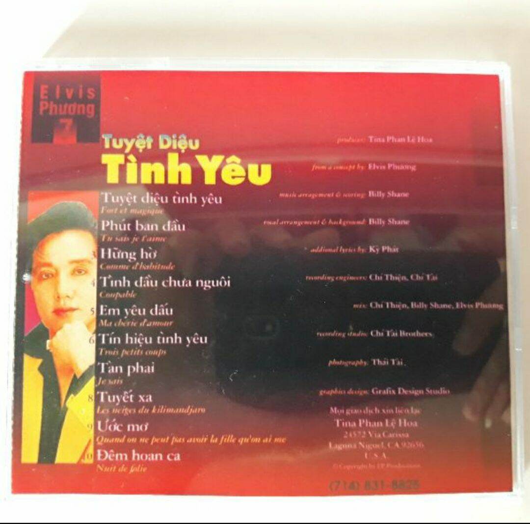 Bộ 5 cd Elvis Phương phono