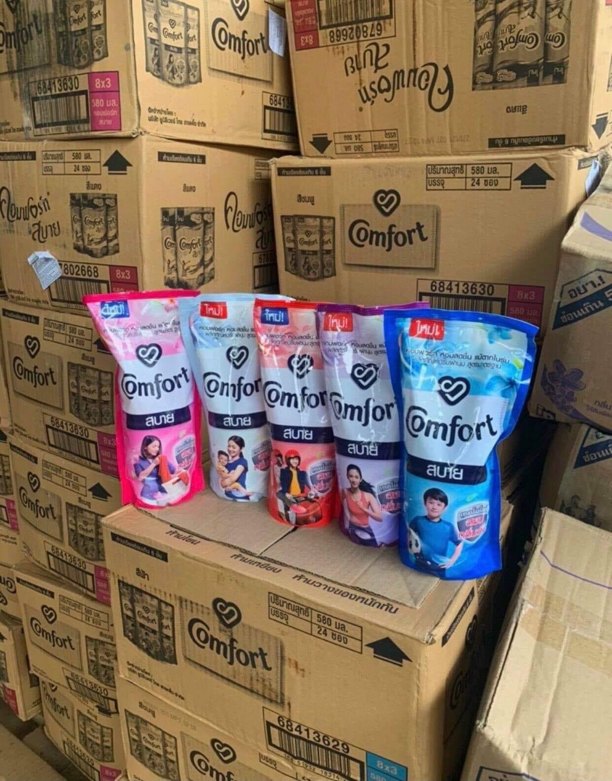 Combo of 7 Bags of Thai Comfort Fabric Softener (3500ml)
