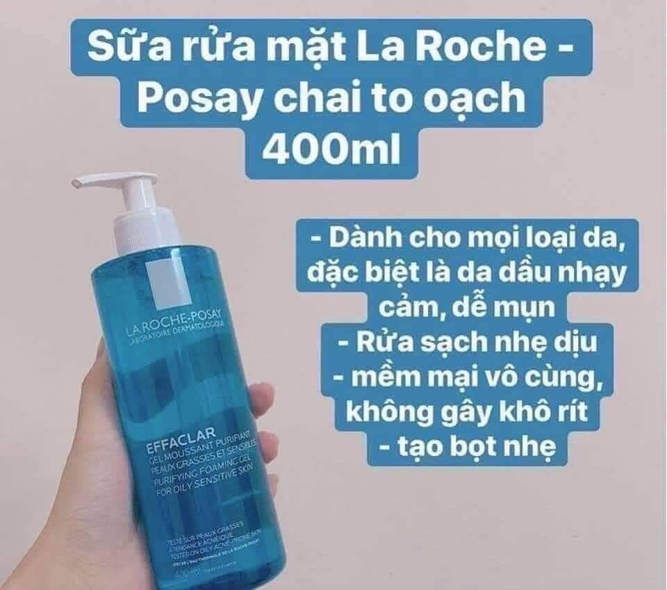 [Hcm]Sữa Rửa Mặt Laroche Posay Refill 400Ml