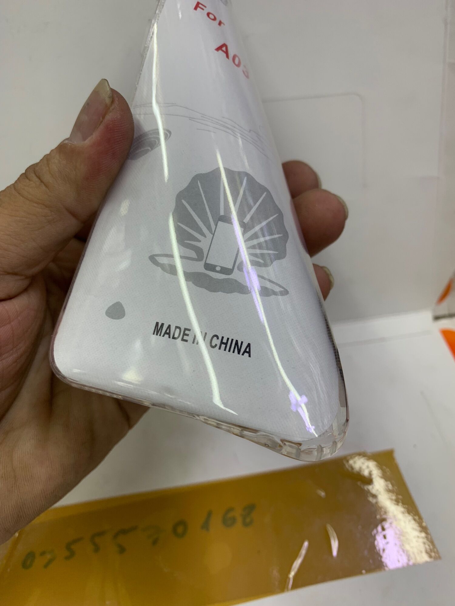 Ốp lưng Samsung Galaxy A03 Core dẻo lưng trong suốt