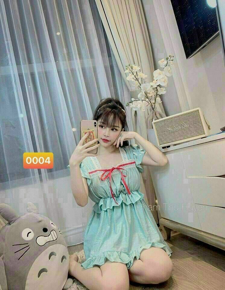 Bộ đùi tiểu thư thắt nơ dễ thương