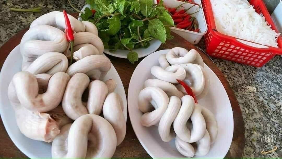 Hộp 1kg Dồi trường heo (hỏa tốc 2h tphcm)