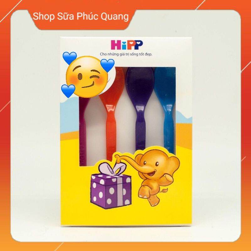 Thìa ăn dặm Hipp nhiều màu( giao màu ngẫu nhiên)15k.1 thìa