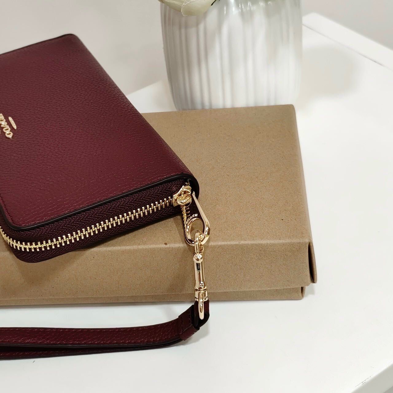 Ví dài Coach full box màu sang chảnh