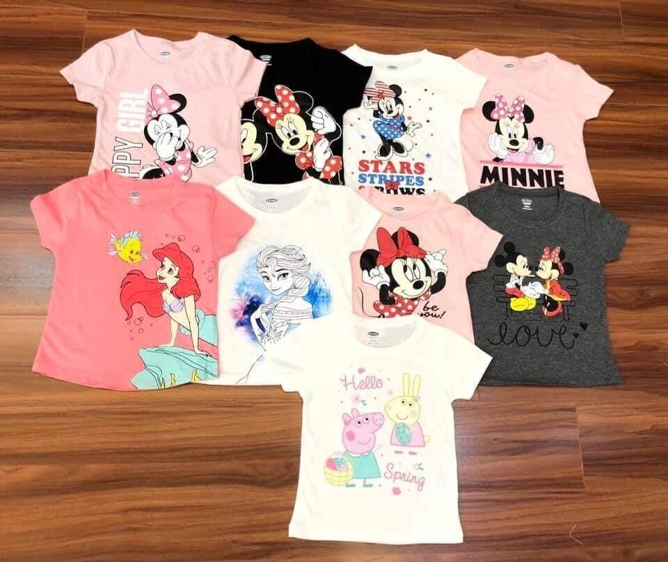 Set 3 áo bun bé gái ( màu ngẫu nhiên)- old navy