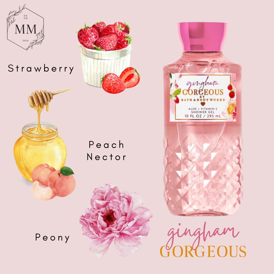 [Moomoocos] Gingham Gorgeous - Xịt thơm toàn thân Bath & Body Works Body Mist
