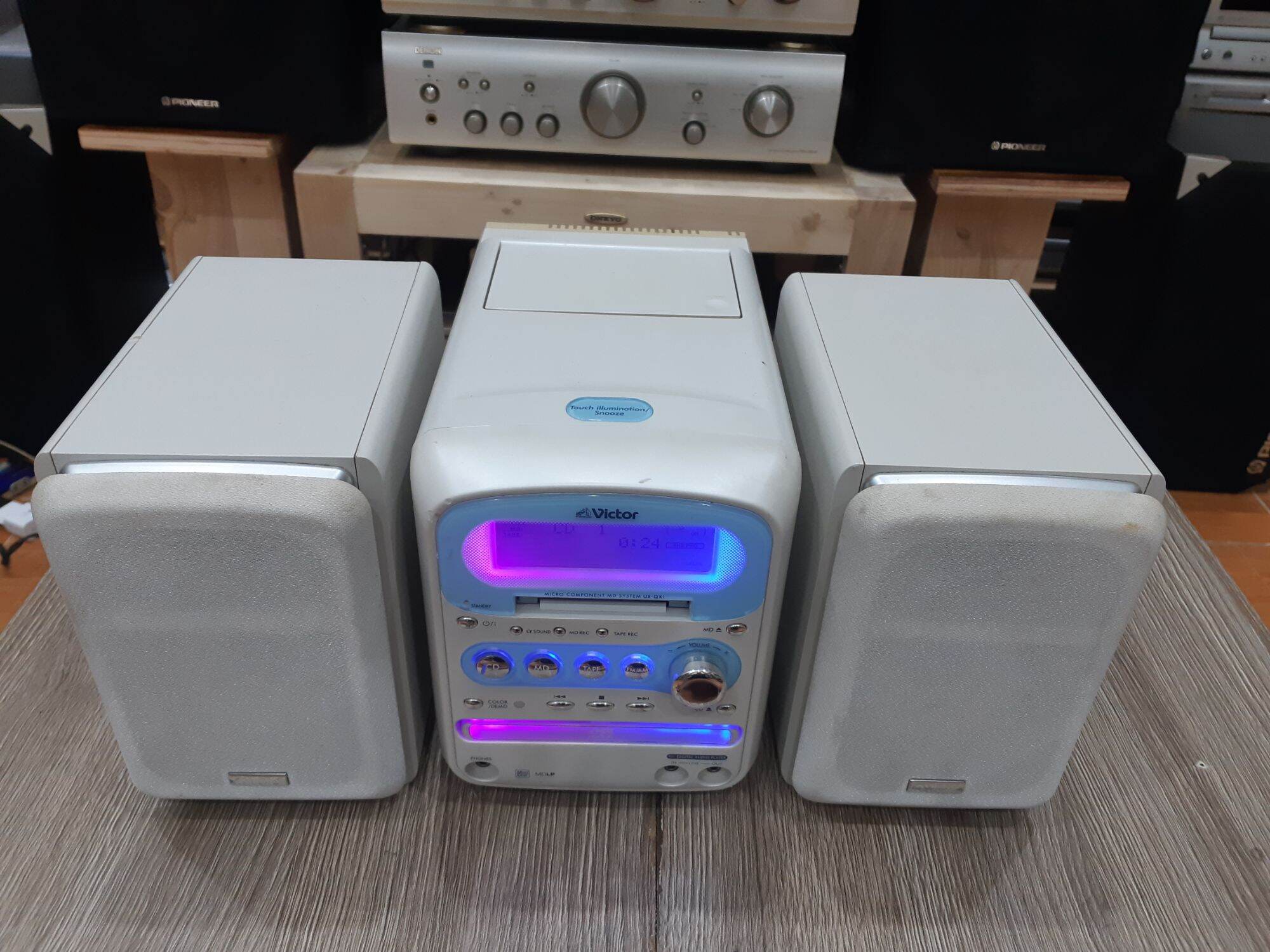 Dàn mini Victor QX1 Nhật bãi nguyên rin