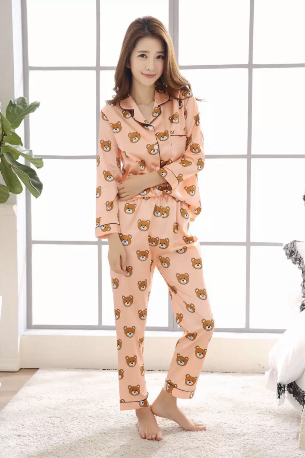 SET BỘ  NGỦ PIZAMA  PHI LỤA - Y56