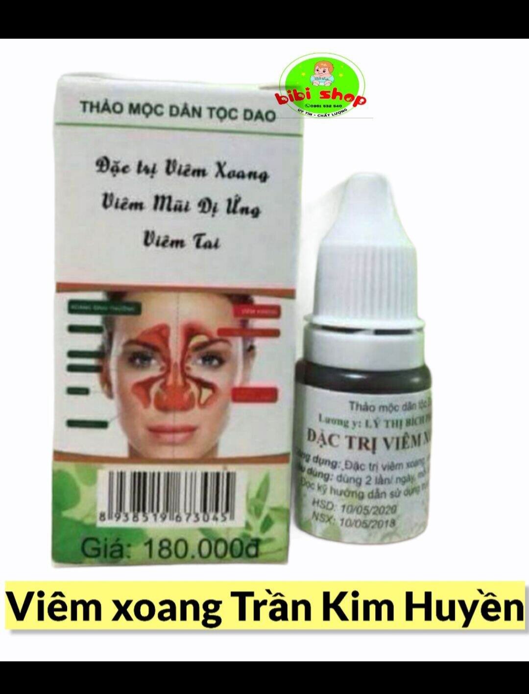 Viêm xoang trần kim huyền(hàng không có vỏ hộp)