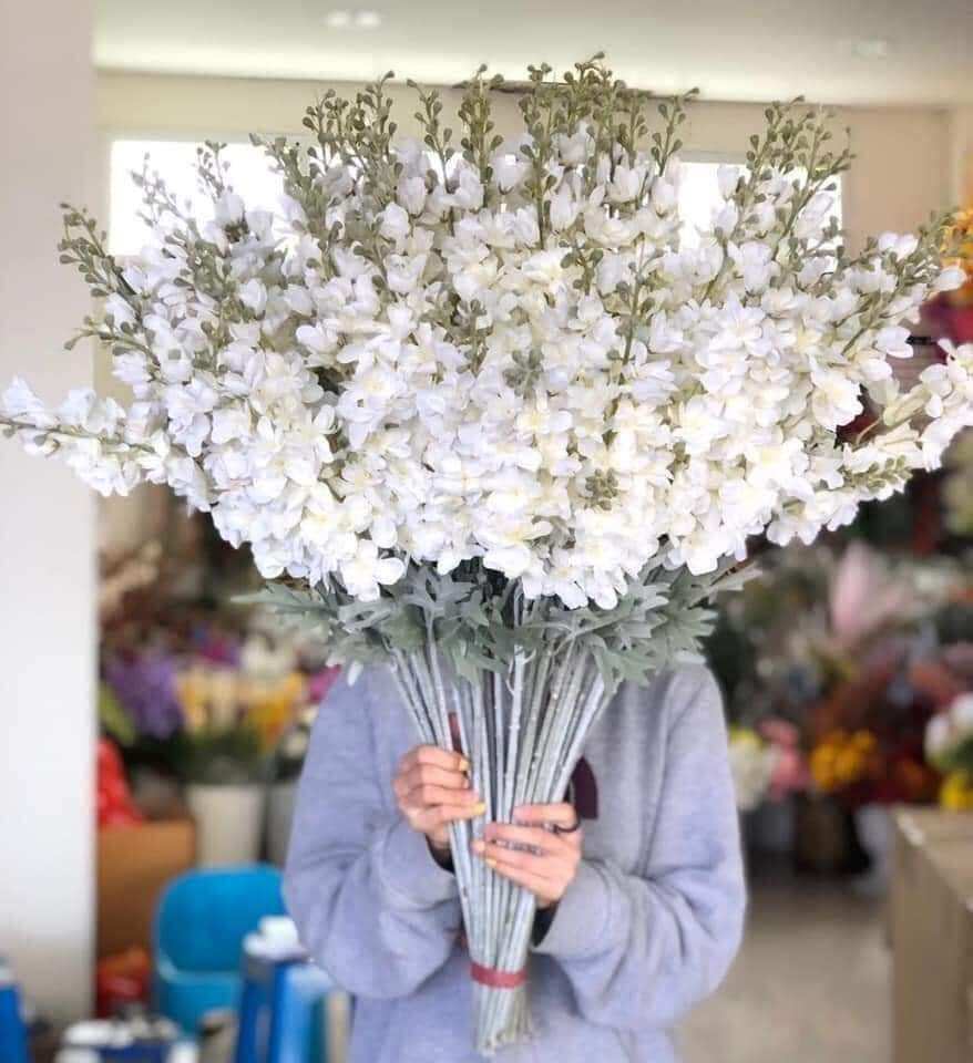 Cành Hoa Phi Yến Kép Hoa Giả Cao cấp nhập khẩu