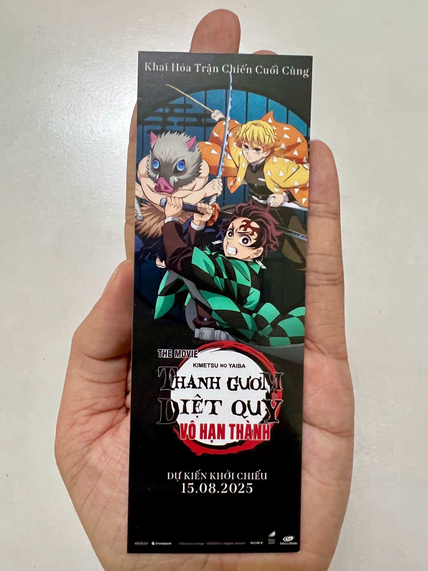 Bookmark phim "Thanh gươm diệt quỷ - Vô hạn thành"