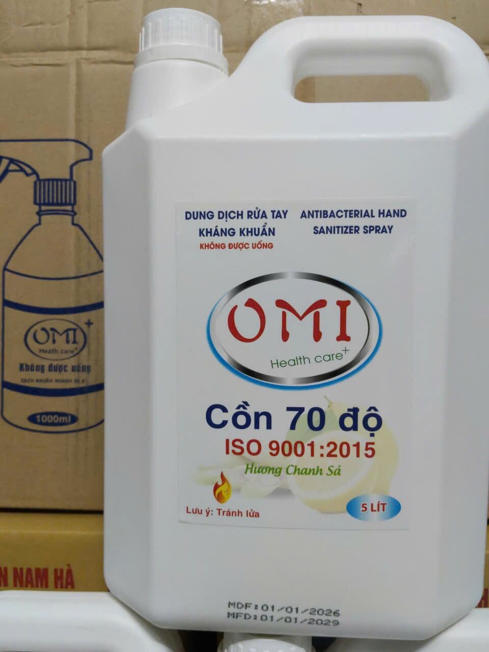 [No2_70] Sát khuẩn nhanh can 4kg5 còn 70 độ, không hương và có hương..giao ngẫu nhiên