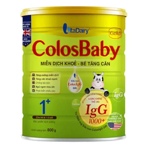 Sữa ColosBaby 1 800g sữa non cho trẻ 1-2 tuổi