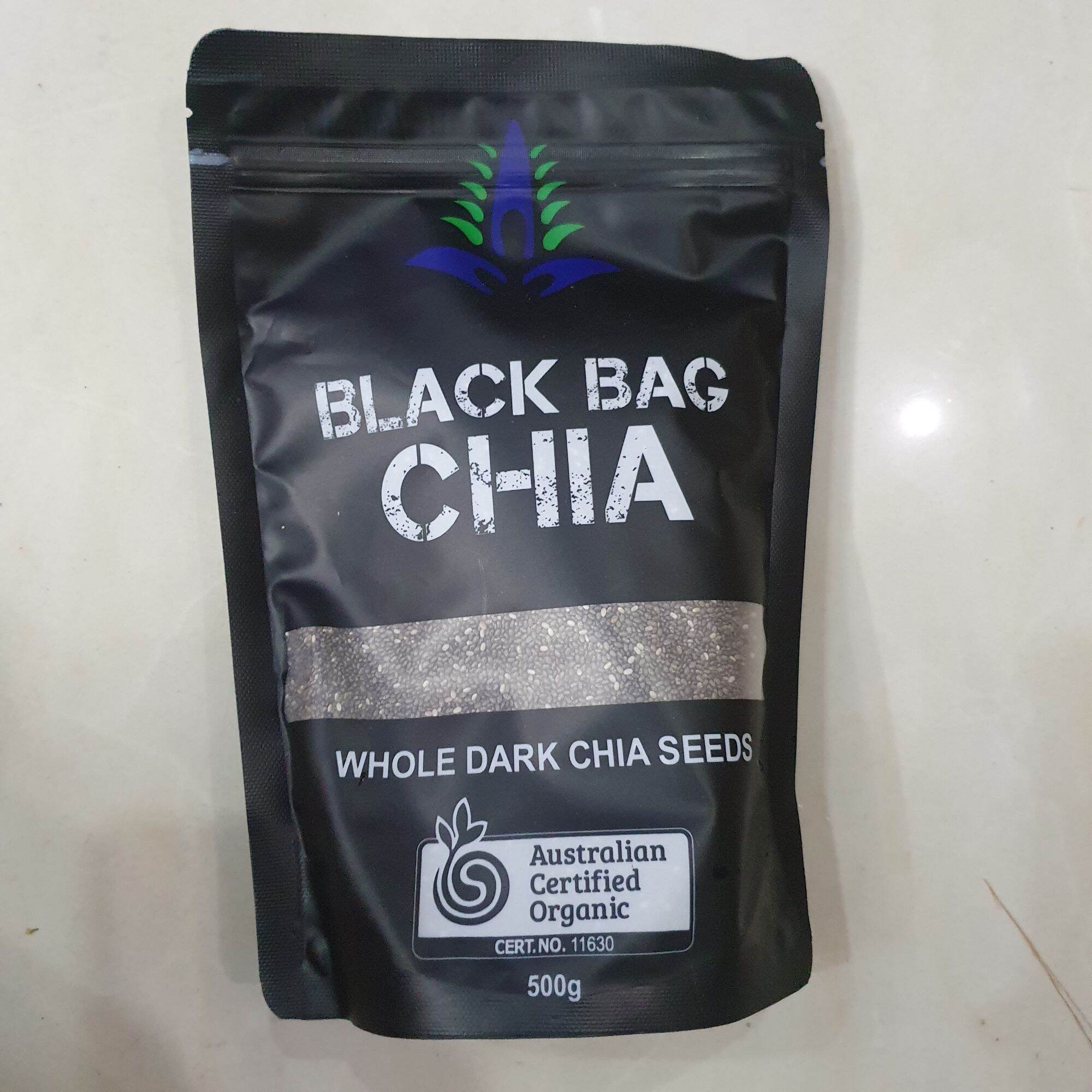 Hạt chia đen Úc black bag chia 500gram