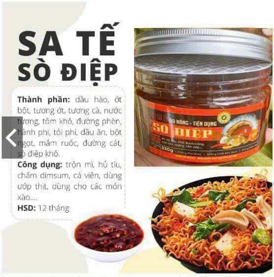 Sốt Sò Điệp Sate hộp 300-350gr
