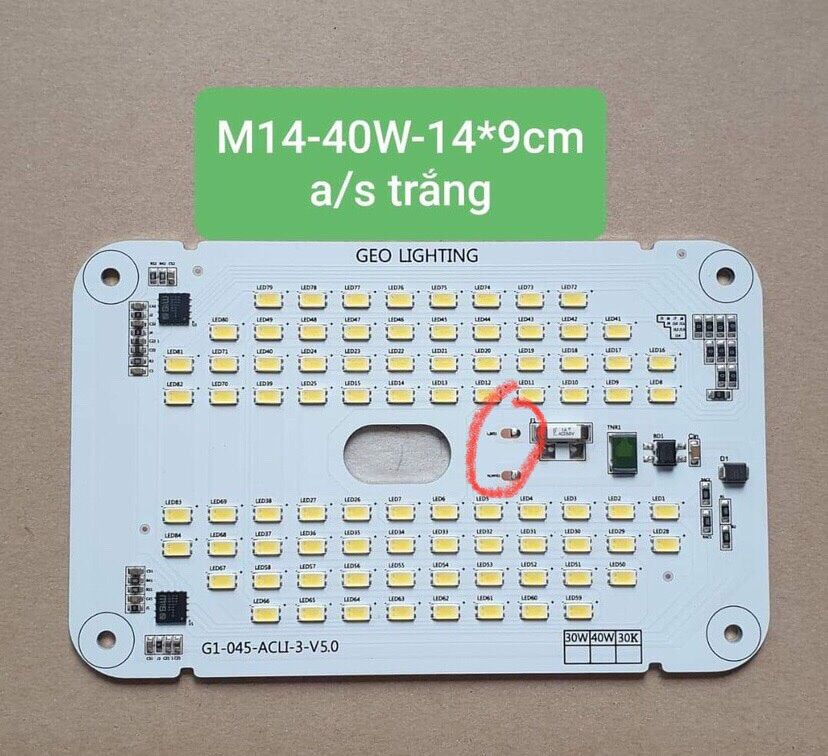 COMBO 20 MẠCH ĐÈN LED 40W SIÊU SÁNG, TIẾT KIỆM ĐIỆN