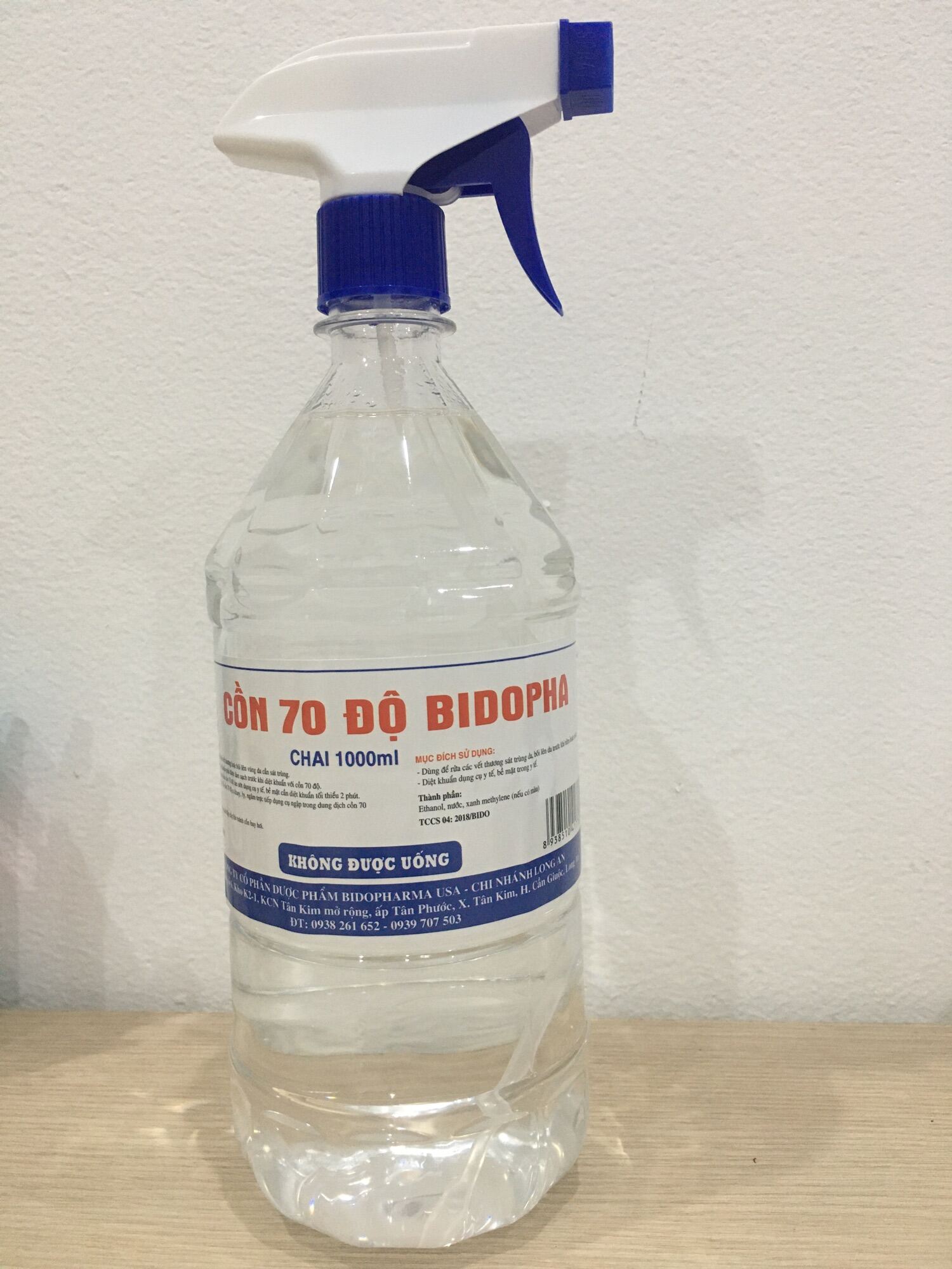 Cồn Bidopha chính hãng 1000ml  không mùi