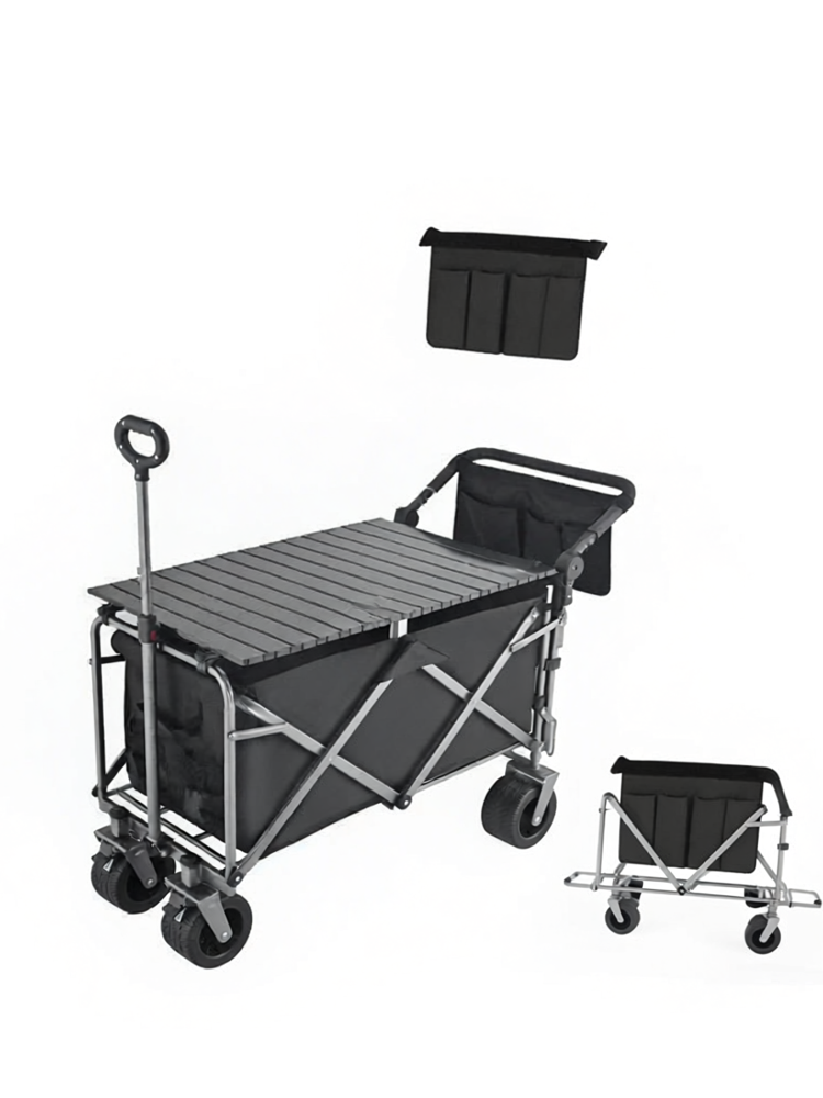 Foldable Adjustable Handle Stroller With Storage Bag - 3