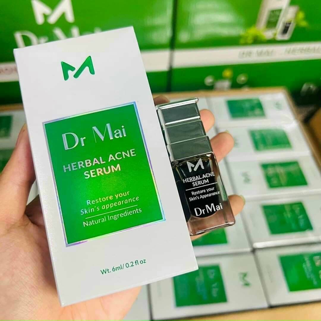 Serum mụn thảo mộc nguyên chất DR MAI 5ml mẫu mới date mới