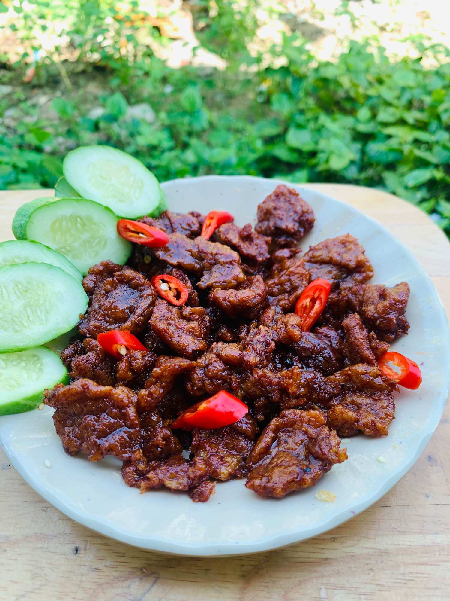 Thị kho tiêu chay đặc biệt combo 3 gói (600g)