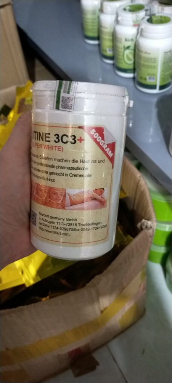 Kem kích trắng body abutin 3c3 500gram