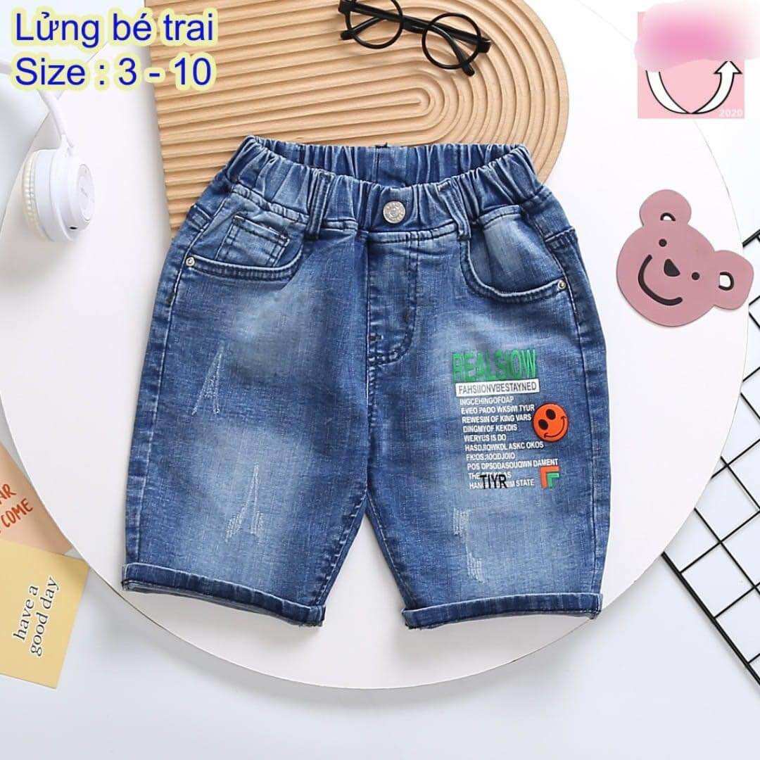 Quần jean lửng bé trai 12-60ki