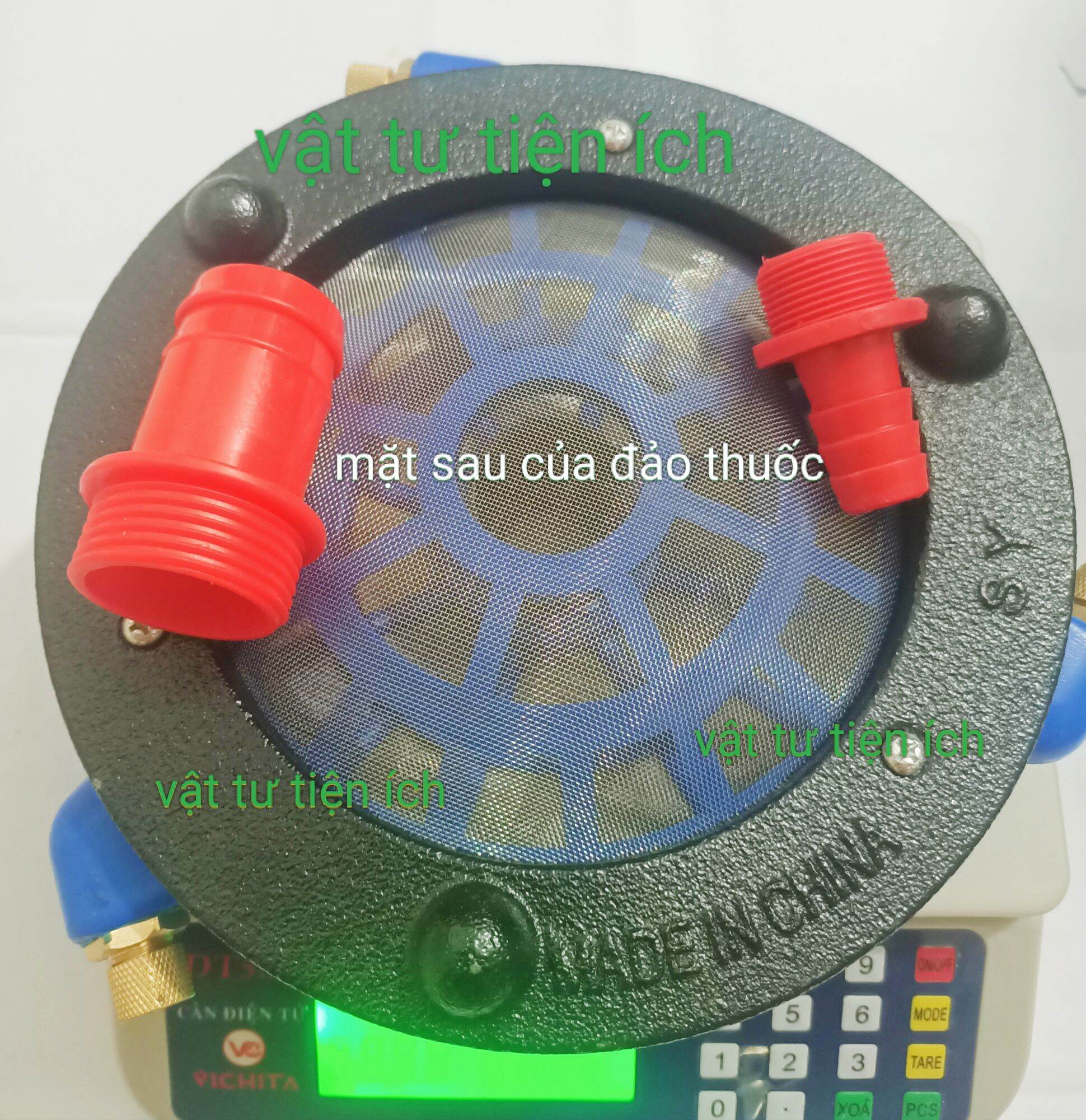 Bộ đảo trộn thuốc sâu, phân bón lớn sử dụng 3 béc.