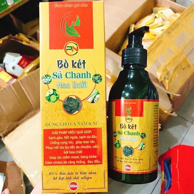 Dầu gội bồ kết sả chanh hoa bưởi