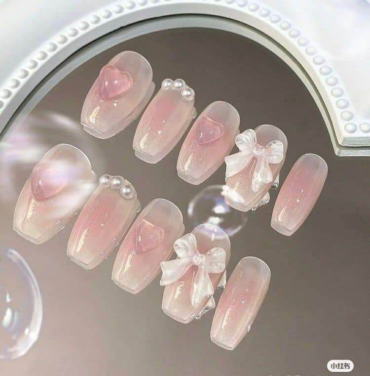 Nailbox thiết kế màu thạch , móng ngắn  67