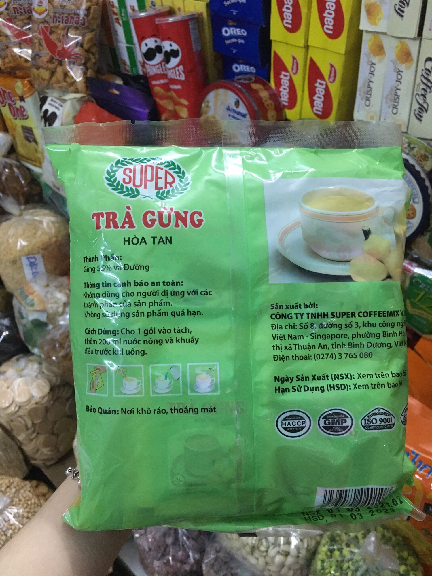 Trà gừng hoà tan Super