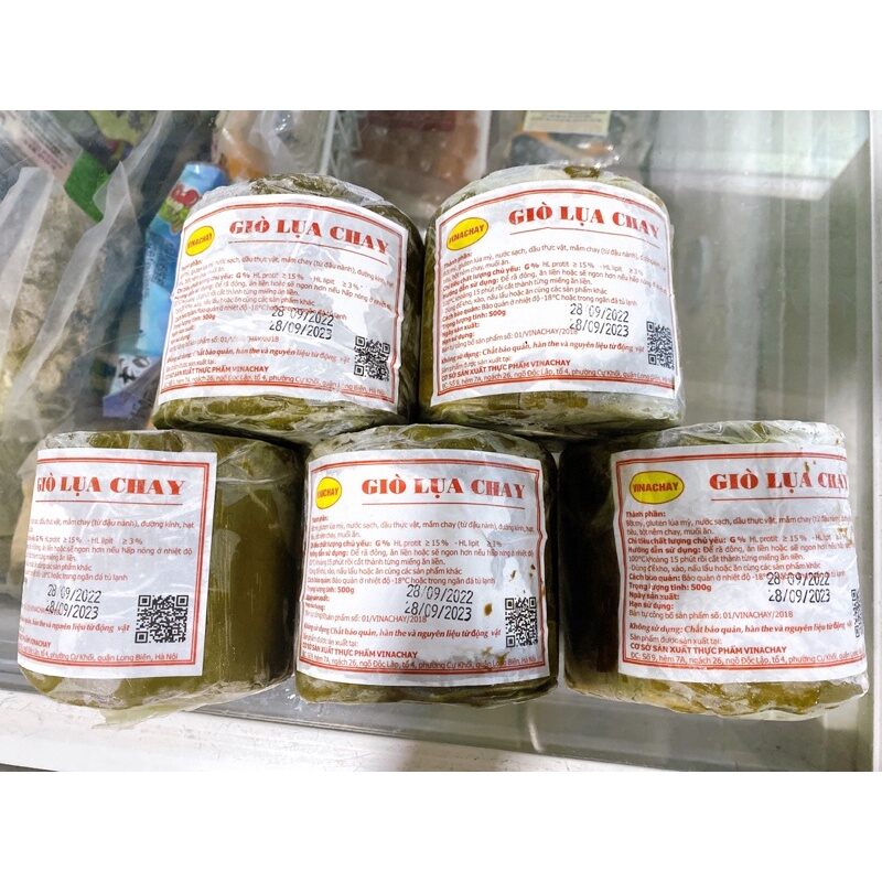 Giò lụa chay 500gr thực phẩm vinachay