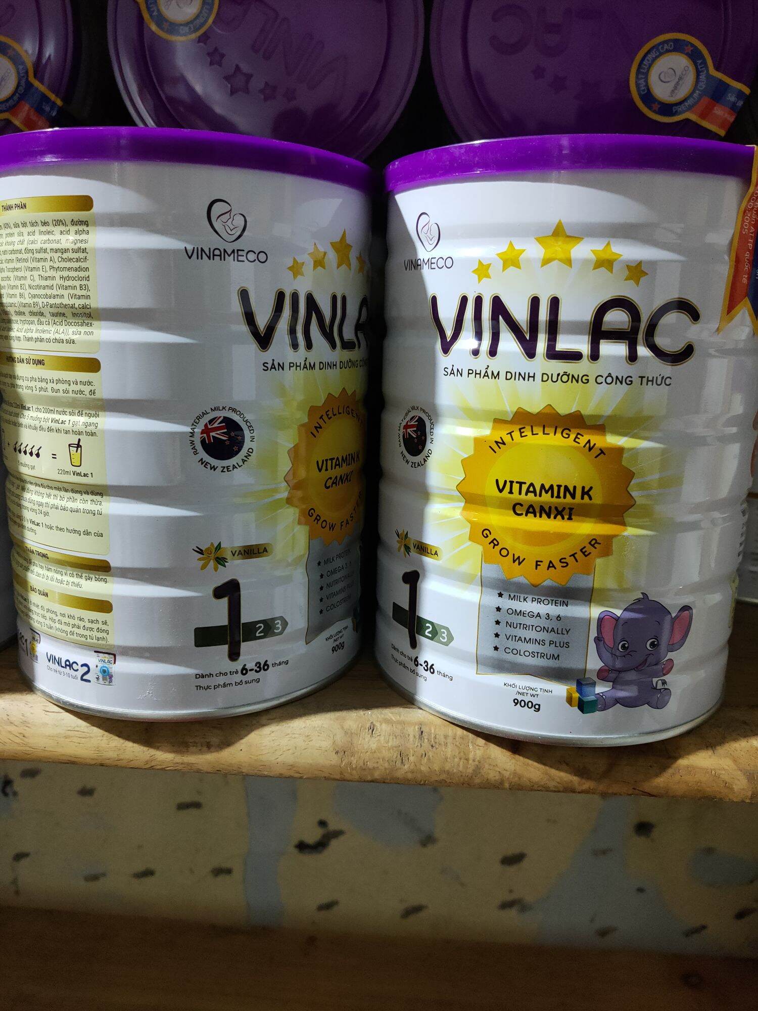 Sữa vinlac đủ số 0_1_2 lon 900g date mới nhất 2025