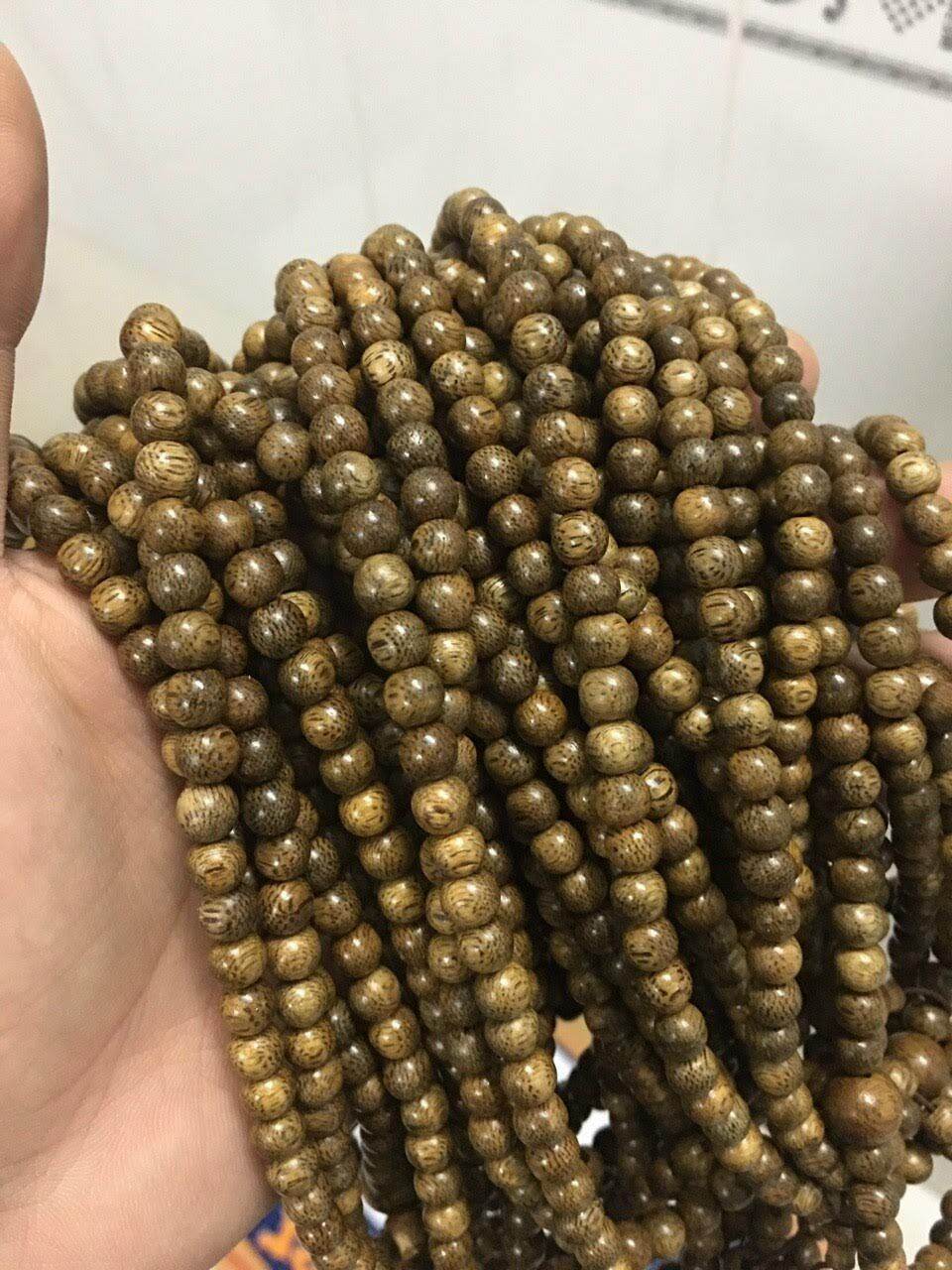 tràng 108 hạt gỗ trầm tốc