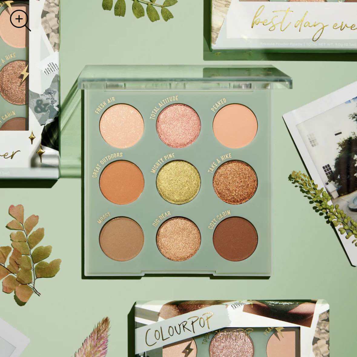 Bảng màu mắt phấn mắt Colourpop the feels eyeshadow palette colourpop colorpop the feels siêu xinh tông nâu cam xanh ấm