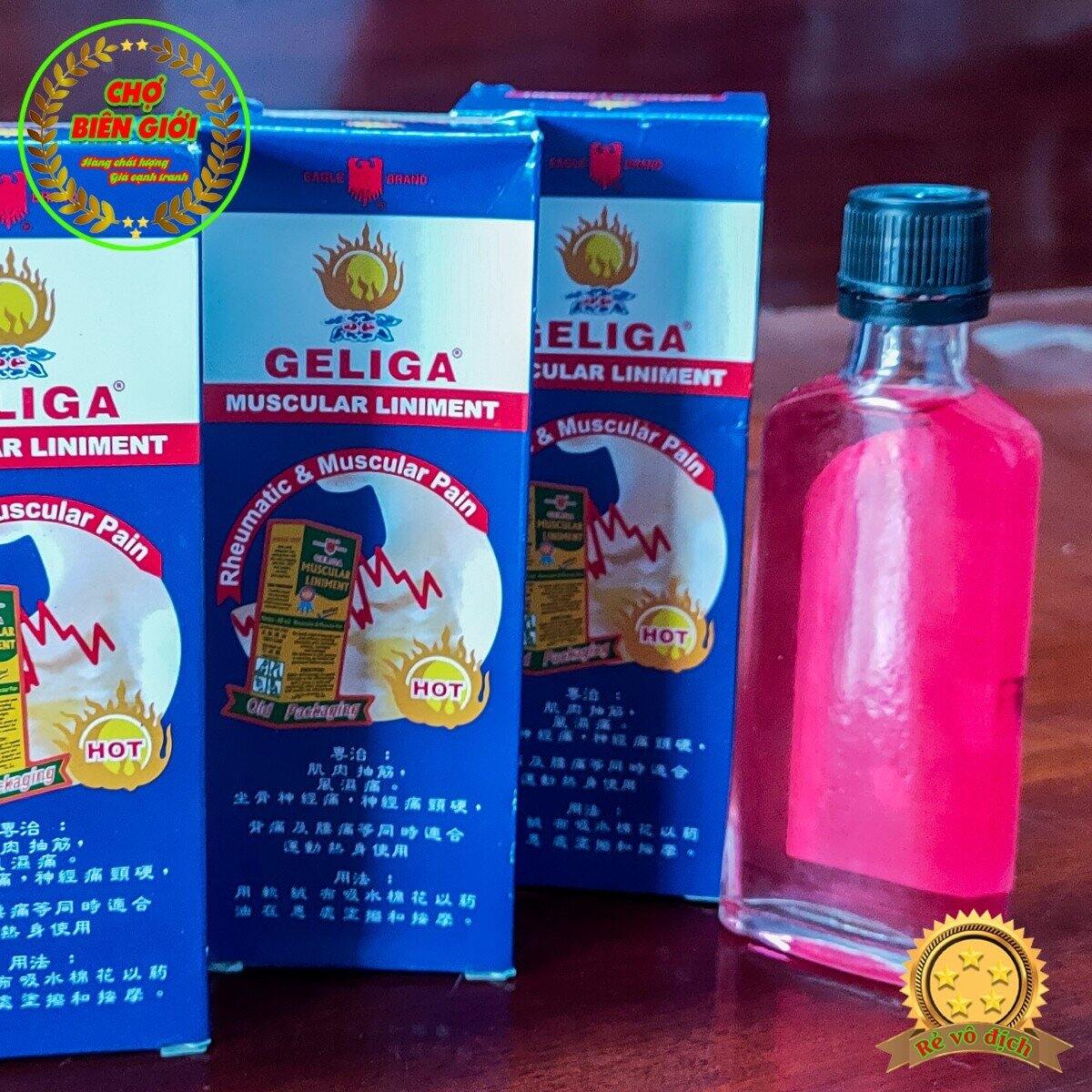 (Mẫu mới) Dầu Cù Là Lửa Dạng Nước Geliga Muscula Liniment Dung Tích 60 ml
