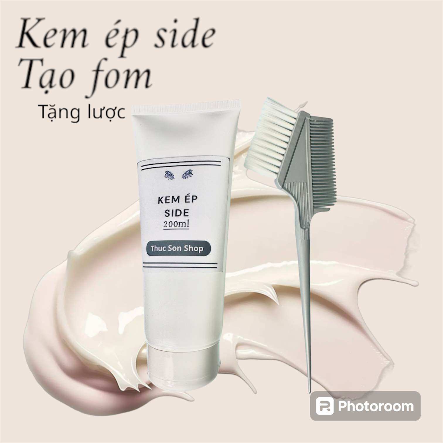 KEM ÉP SIDE, TẠO NẾP TÓC NAM ( FREESHIP )