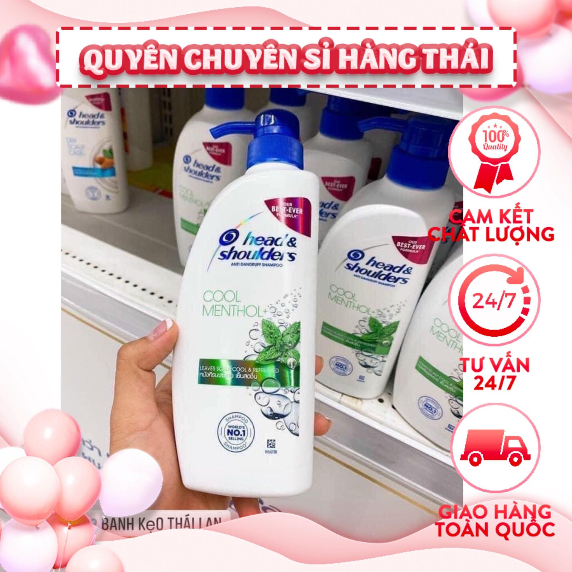 Dầu gội Head and Shoulder 410ml Thái lan