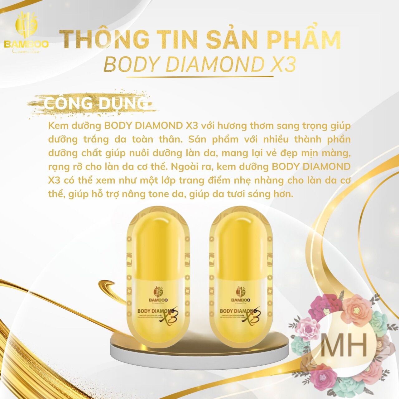 [𝐌𝐢𝐧𝐢] Kem Body Bamboo - Gói dùng thử