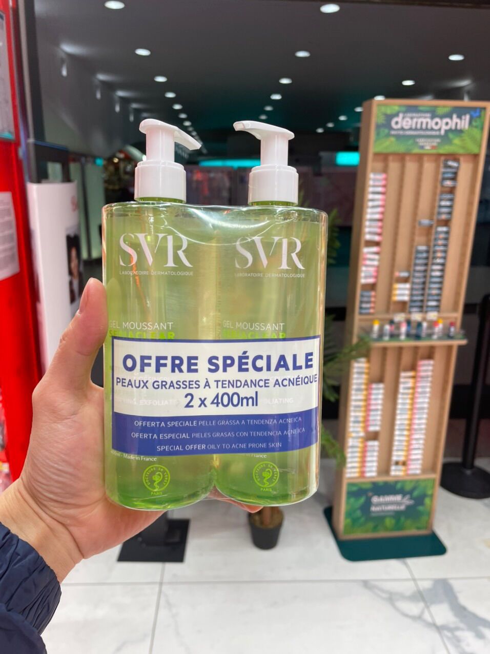 Sữa rửa mặt SVR Sebiclear Gel Moussant 400ml